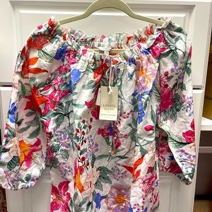 Hester and Orchard floral blouse  size small